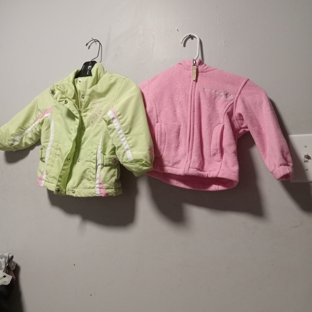 Zero Xposur toddler girls 3 in 1 system jacket. Size 18 months